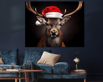 Kerst edelhert. van Katrin May