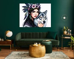 Example of the artwork in a room