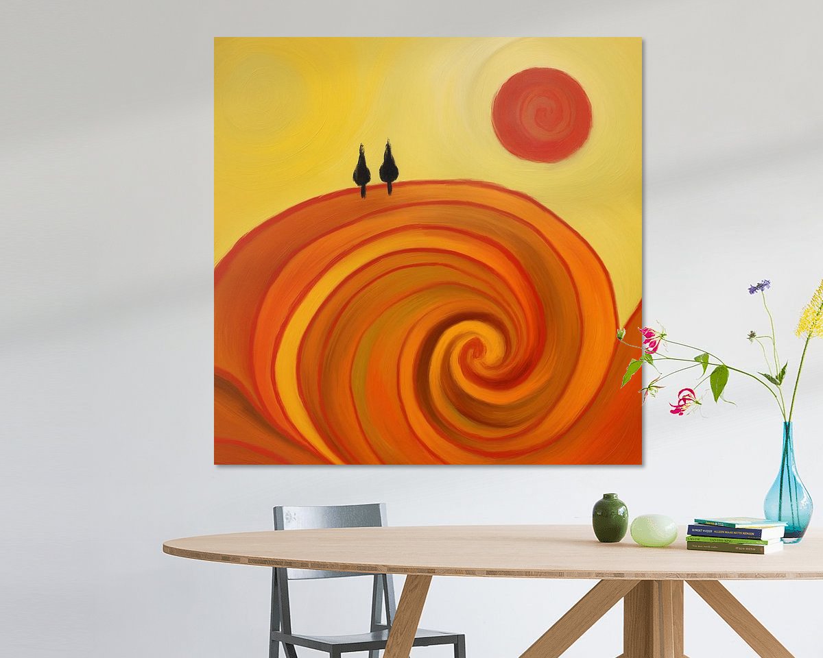 Example of the artwork in a room