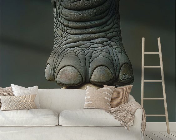 Example of the artwork in a room