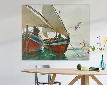 Anthony Thieme, De boten, Spain van Atelier Liesjes