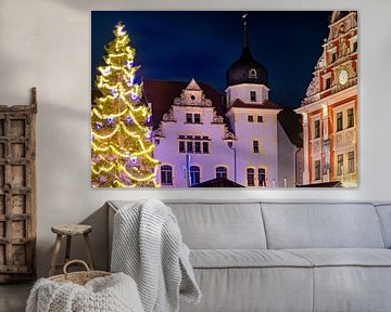 De kerstmarkt van Gotha van Roland Brack