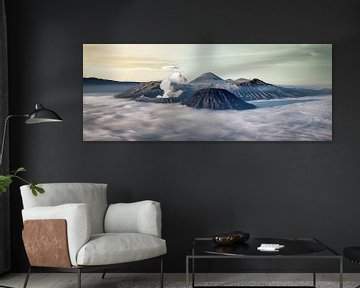 Panorama Indonesië Bromo Vulkaan van Wuzitours Fotografie