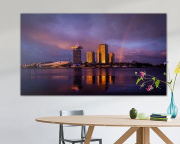 A'DAM-Turm Regenbogen-Sonnenuntergang 2024