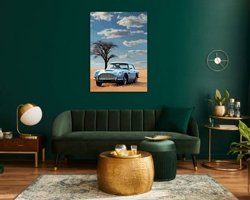 Klassieke auto blauw van bob rendy
