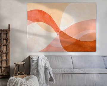 Scandinavian colourful painting by Modern Collection