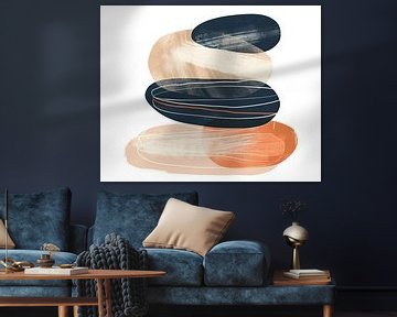 Abstract moderne vormen van Modern Collection