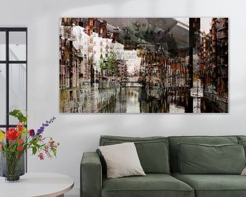 Kasteel Elbe in de Speicherstadt van Karsten Jordan