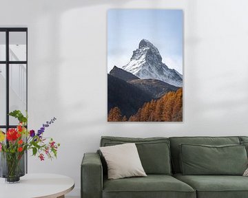 Matterhorn in de herfst van Tomas Grootveld