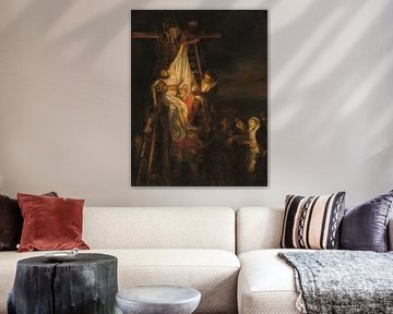 La descente de croix, 1652, atelier de Rembrandt sur Atelier Liesjes