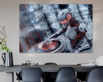 robot in digitale wereld van Egon Zitter