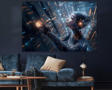 robot in digitale wereld van Egon Zitter