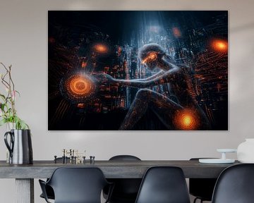 robot in digitale wereld van Egon Zitter