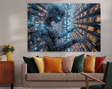 robot in digitale wereld van Egon Zitter