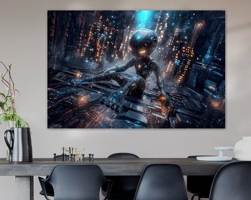robot in digitale wereld van Egon Zitter