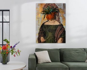 La bella donna with the flower