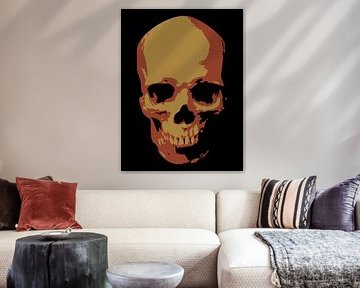 Fiery Skull: Dark Gothic Art by Ramy Salah Hefny