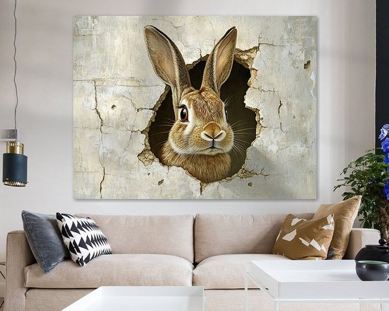 Example of the artwork in a room