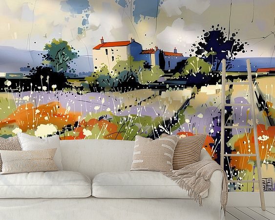 Example of the artwork in a room