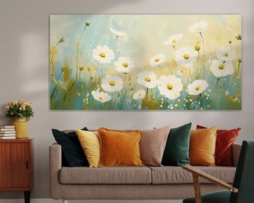 Feld mit Blumen von Artsy