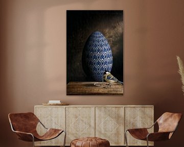 Blue egg by Anita Meijer