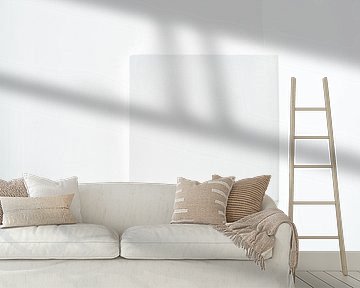 White square on a white wall by Hans Kwaspen