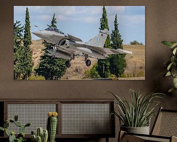 Nieuwste aanwinst Griekse luchtmacht: Dassault Rafale. van Jaap van den Berg