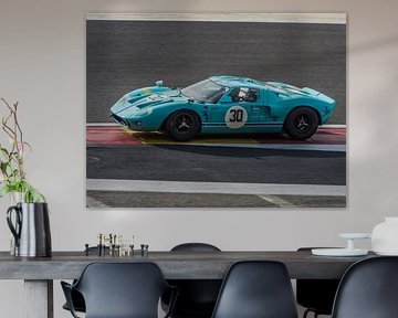 ford gt40 blue by Andre Bolhoeve
