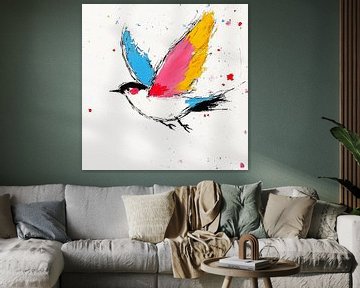 De Vogel Poëzie van Kleuren van Karina Brouwer