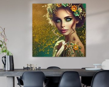 "Elegance in Floral Splendour"