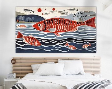 Fish, abstract