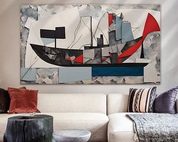 Boat, abstract by Nick Wendt