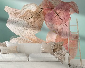 Dancing together until the end (Bougainvillea leaves) by Marjolijn van den Berg