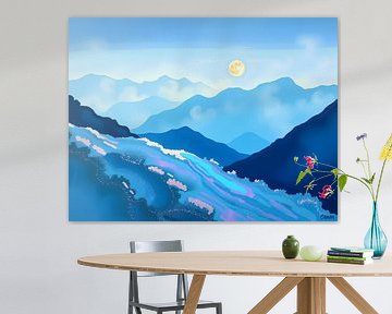 Cascade lunaire