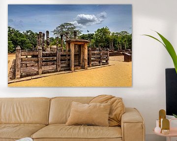 The temple ruins of Polonnaruwa in Sri Lanka by Roland Brack