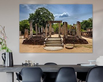 The temple ruins of Polonnaruwa in Sri Lanka by Roland Brack