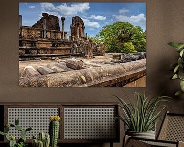The temple ruins of Polonnaruwa in Sri Lanka by Roland Brack