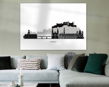 Skyline van Salzburg