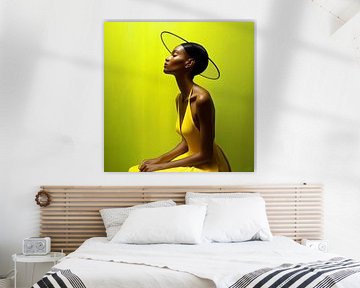 Ethereal Halo - Serenity in Yellow by by Renzo