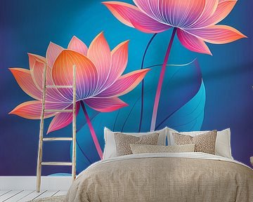 Serene Lotusblüte von Artistic