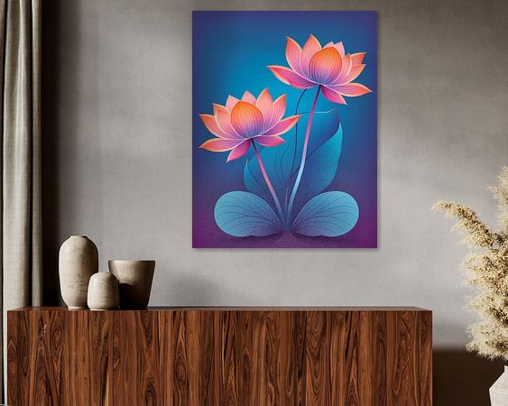 Example of the artwork in a room