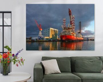 Seaway Ventus installatieschip. van Jaap van den Berg