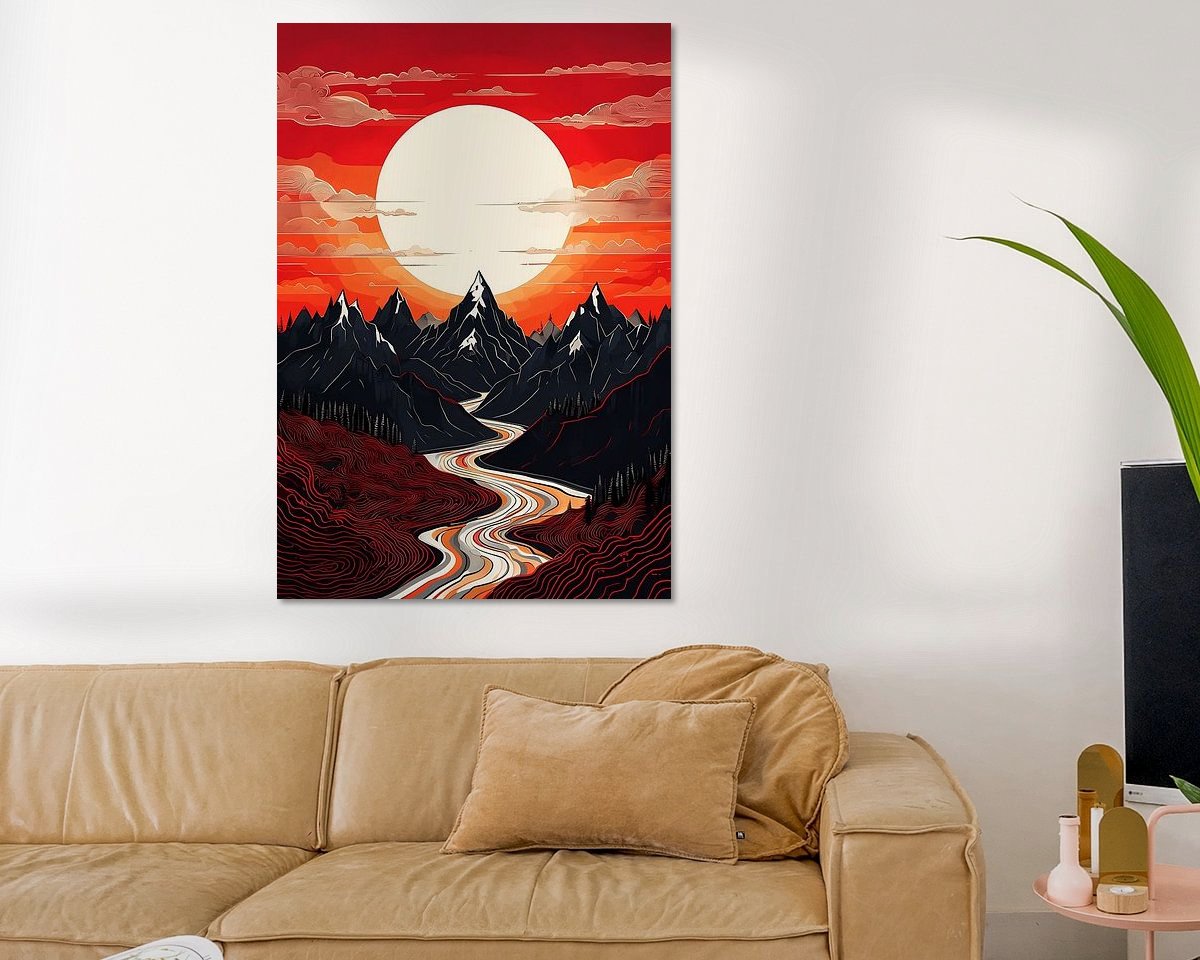 Example of the artwork in a room