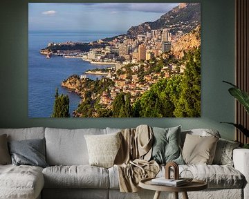 Principality of Monaco on the Côte d'Azur by Werner Dieterich