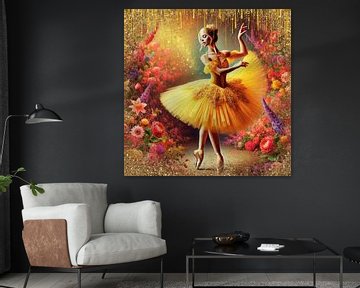 "Dancing Soul in Flower Paradise"
