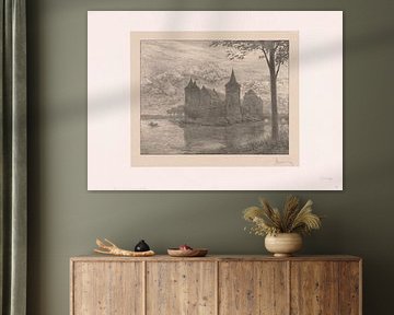 Simon Moulijn, Muiderslot, 1905 van Atelier Liesjes