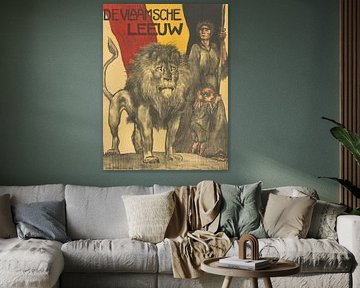 Willy Sluiter, Le lion flamand, 1914