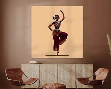 Indian Dancing by Art Kingdom