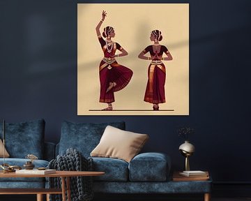 Two Indians Dance by Art Kingdom