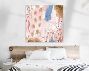 Pretty Pastelly, modern abstract painting